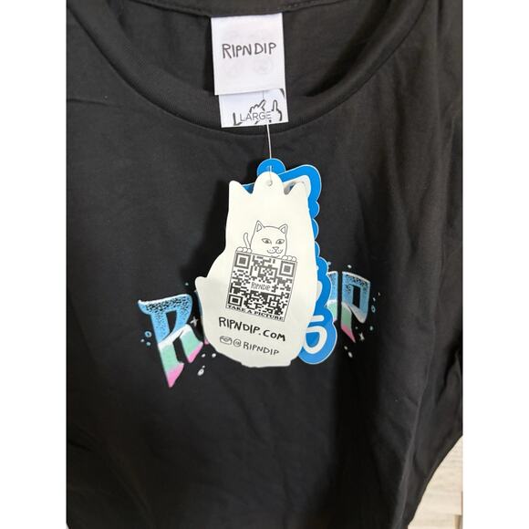 SUPERSTAR CROPPED BABY TEE (BLACK) LARGE - Picture 5 of 6